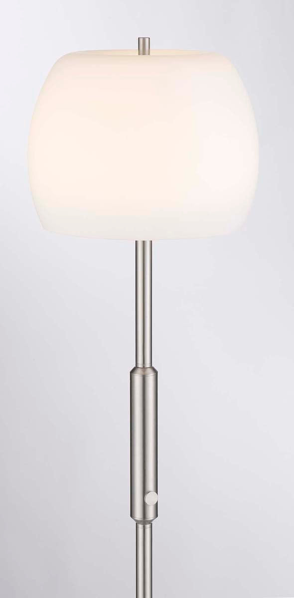 59 H Pear LED Floor Lamp  Nickel-Matte Supply