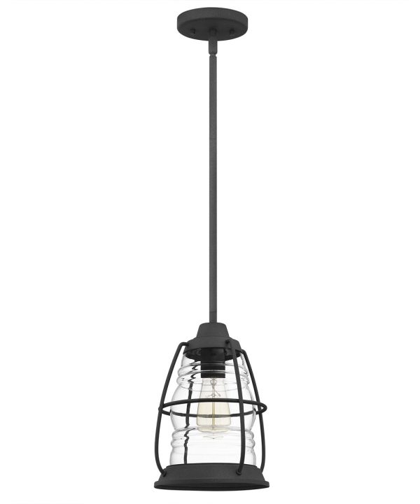 Admiral Small 1-light Mini Pendant Mottled Black Supply