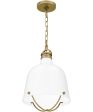 Adlington Small 1-light Mini Pendant Weathered Brass Online now