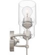 Aria Medium 2-light Bath Light Brushed Nickel Fashion