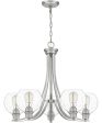 Pruitt 5-light Chandelier Brushed Nickel Fashion