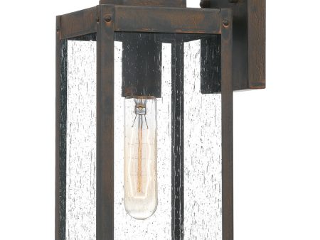 Westover Small 1-light Outdoor Wall Light Industrial Bronze Hot on Sale