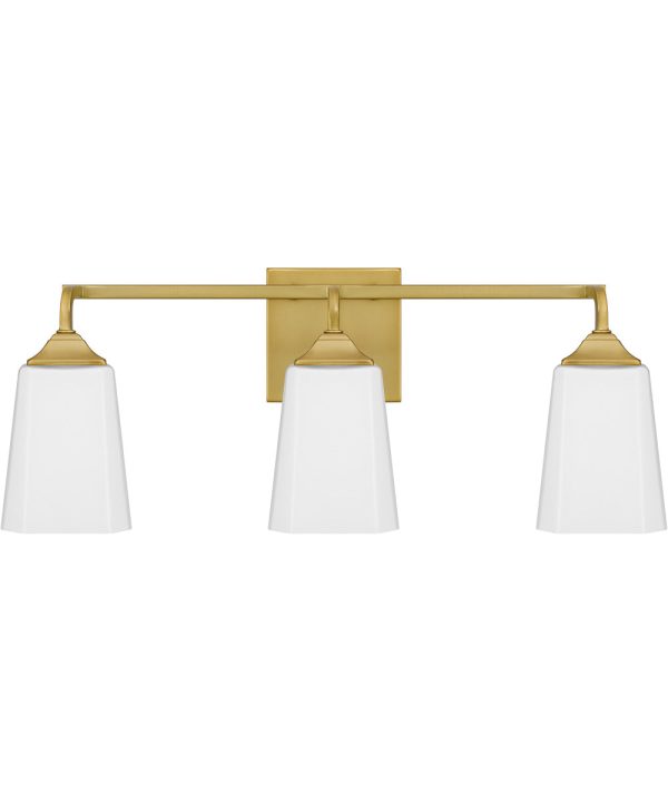 Thoresby Large 3-light Bath Light Aged Brass Supply