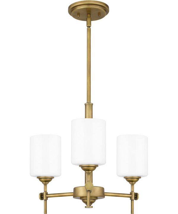 Aria 3-light Pendant Weathered Brass Discount