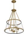 Barlow 4-light Pendant Weathered Brass For Cheap