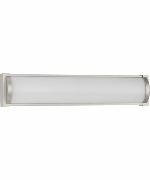 Barril 24 in. Medium Modern Integrated LED Linear Vanity Light Brushed Nickel Fashion