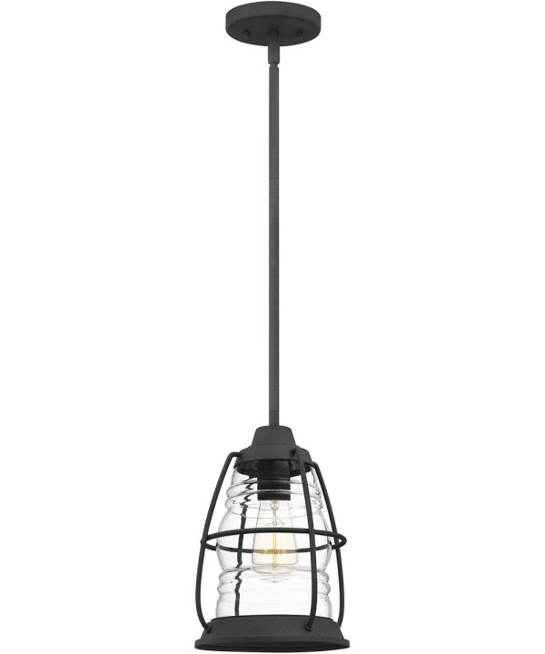 Admiral Small 1-light Mini Pendant Mottled Black Supply