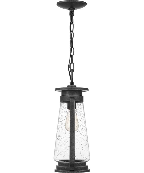 Sutton Large 1-light Outdoor Pendant Light Speckled Black Sale