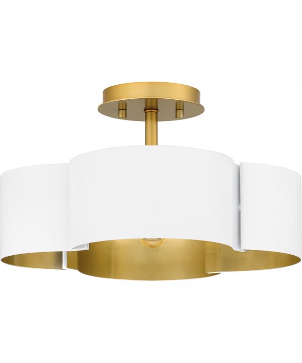 Balsam Medium 4-light Semi Flush Mount White Online Hot Sale