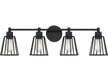 Atticus Extra Large 4-light Bath Light Earth Black Cheap