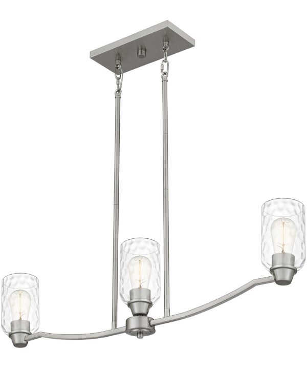 Acacia 3-light Island Light Brushed Nickel Supply