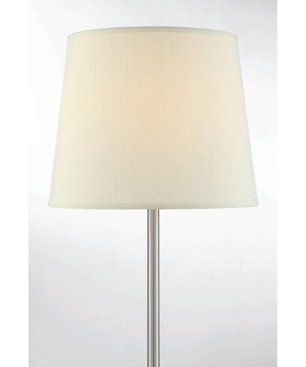 Attendorn 1-Light  Floor Lamp Satin Nickel Hot on Sale