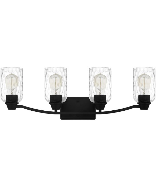 Acacia Extra Large 4-light Bath Light Matte Black Online