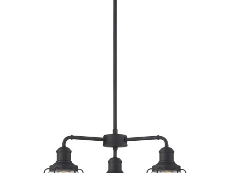 Ludlow 3-light Chandelier Earth Black Sale