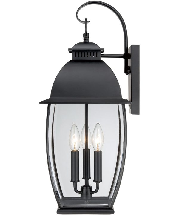 Bain Large 3-light Outdoor Wall Light Mystic Black Online Hot Sale