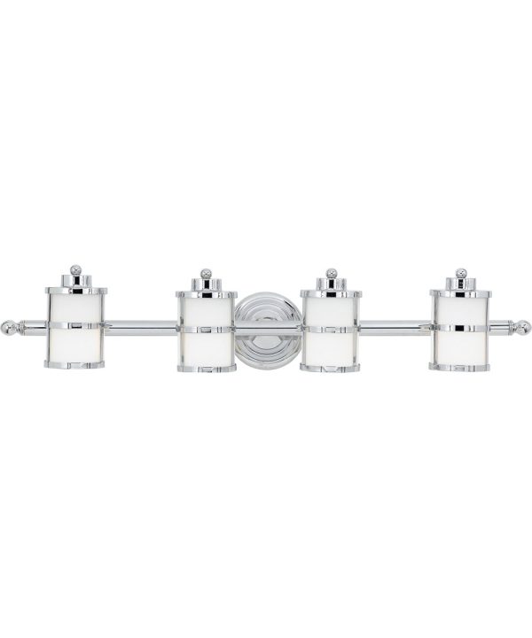 Tranquil Bay Extra Large 4-light Bath Light Polished Chrome Sale