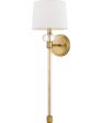 Barbour Small 1-light Wall Sconce Weathered Brass Online Sale