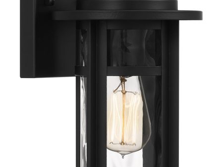 Uma Medium 1-light Outdoor Wall Light Matte Black on Sale