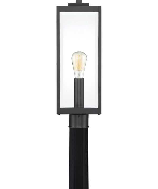 Westover Large 1-light Outdoor Post Light Earth Black Online now