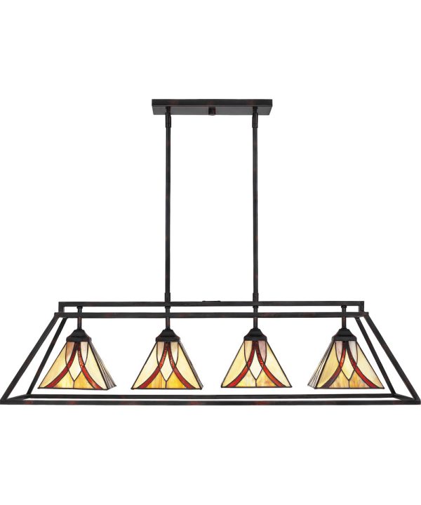 Asheville 4-light Island Light Valiant Bronze Hot on Sale