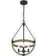 Wagner 3-light Pendant Matte Black Supply