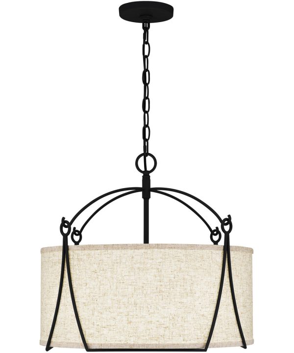 Adeline 4-light Pendant Earth Black For Discount