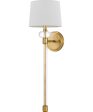 Barbour Small 1-light Wall Sconce Weathered Brass Online Sale