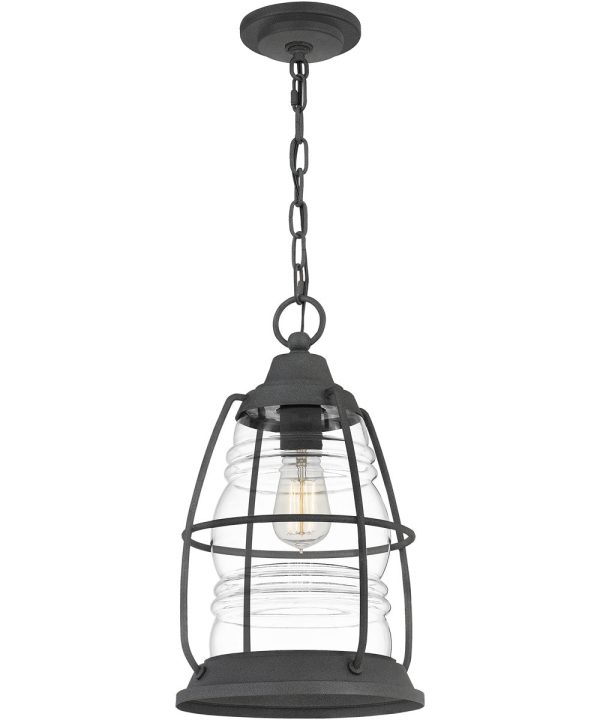 Admiral Small 1-light Mini Pendant Coastal Armour Aluminum Mottled Black Online now