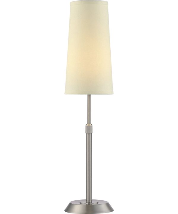 Attendorn 1-Light  Table Lamp Satin Nickel Online Hot Sale