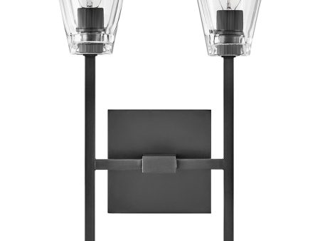 Auden 2-Light Two Light Vanity in Black Oxide Supply