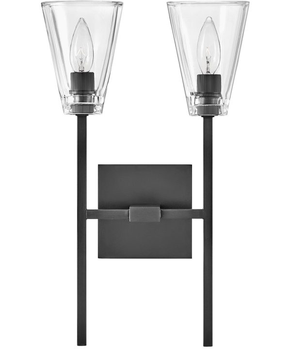 Auden 2-Light Two Light Vanity in Black Oxide Supply