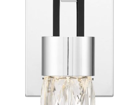 Adena Small Wall Sconce Polished Chrome Cheap