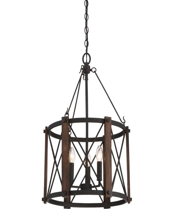 Baron 3-light Pendant Marcado Black For Discount