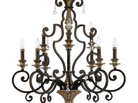 Marquette 9-light Chandelier Heirloom Hot on Sale