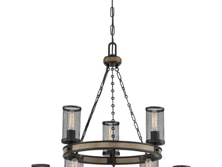 McCrady 9-light Chandelier Matte Black Online Sale