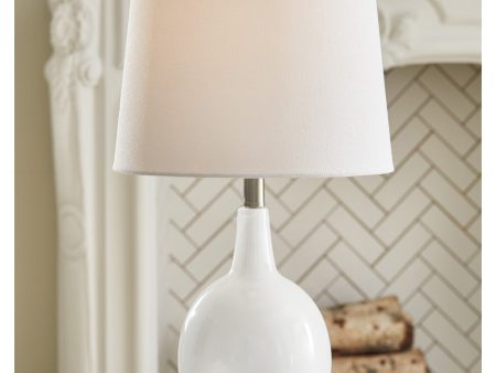 Arlomore Glass Table Lamp (1 CN) White Hot on Sale