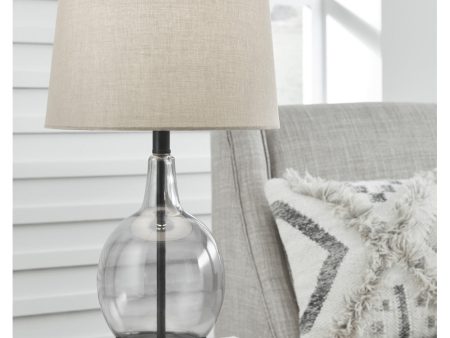 Arlomore Glass Table Lamp (1 CN) Gray Fashion