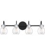 Andrews Extra Large 4-light Bath Light Earth Black Discount