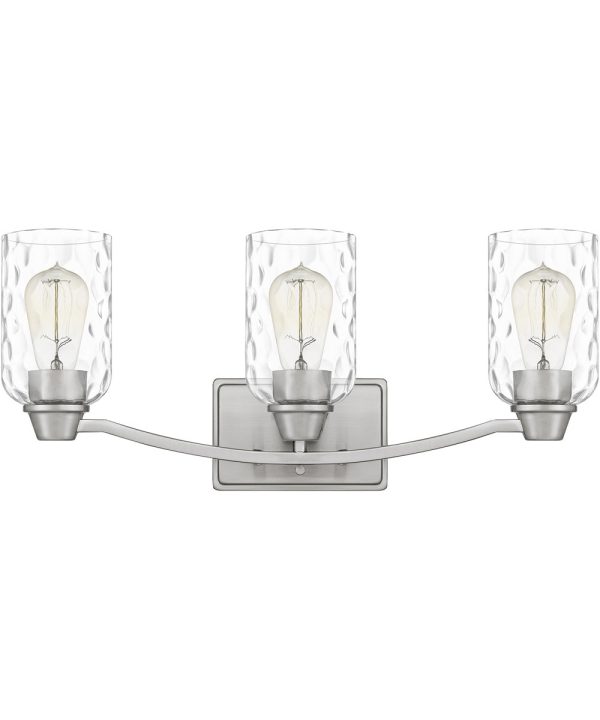 Acacia Large 3-light Bath Light Brushed Nickel Cheap