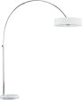 81 H Magdeburg 3-Light Arc Floor Lamp White Cheap