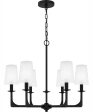 Hough 6-light Chandelier Mystic Black Online