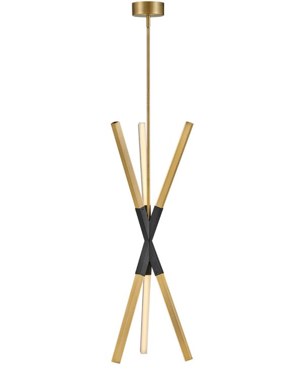 Rae LED-Light Extra Large Pendant in Lacquered Brass Supply