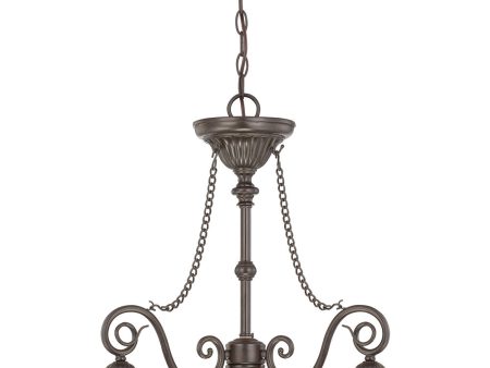 Kami 3-light Chandelier Vintage Bronze Hot on Sale