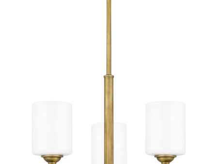 Aria 3-light Pendant Weathered Brass Discount