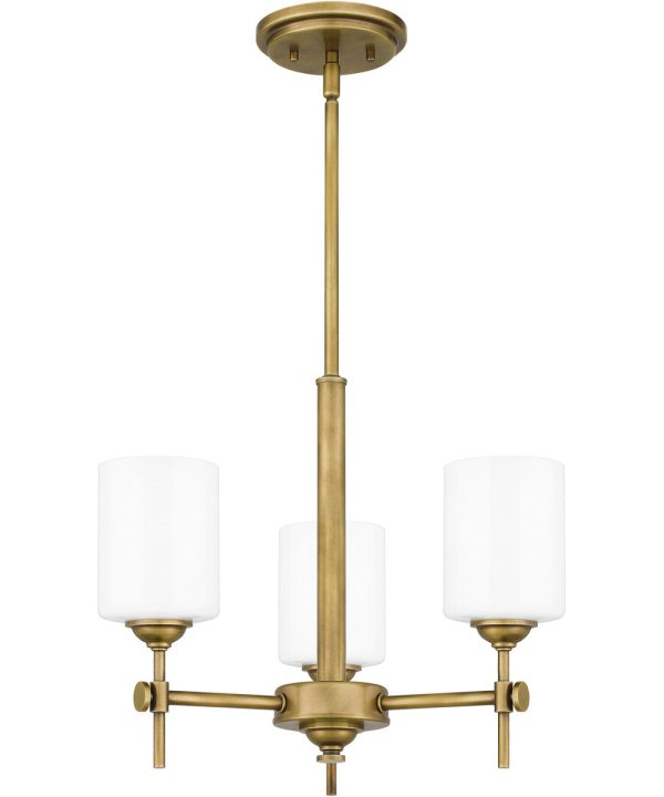 Aria 3-light Pendant Weathered Brass Discount