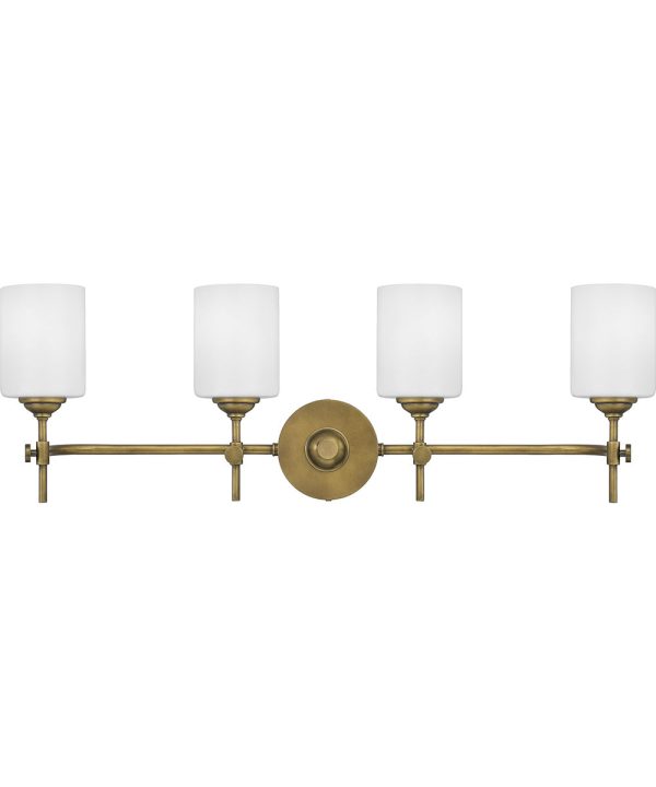 Aria Extra Large 4-light Bath Light Weathered Brass For Cheap