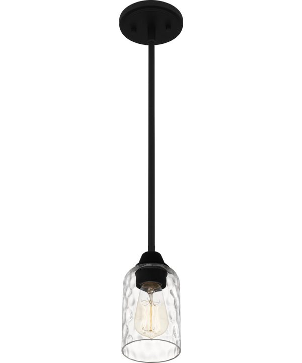 Acacia Small 1-light Mini Pendant Matte Black Fashion