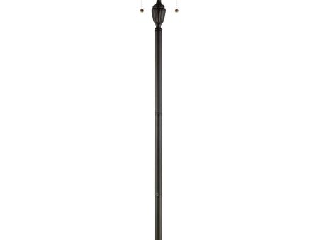 Violets Medium 2-light Floor Lamp Vintage Bronze For Cheap