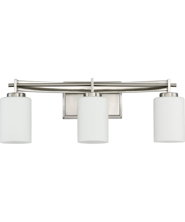 Taylor Large 3-light Bath Light Brushed Nickel Discount