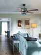 Adover Tiffany Ceiling Fan With Remote Supply